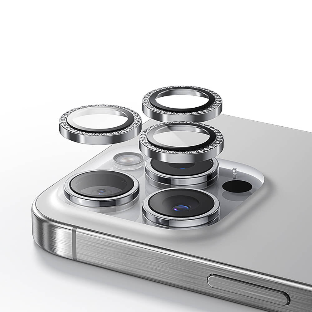 Casebang Gem iPhone 13 Pro Max Kamera Lens Koruyucu Casebang Gem iPhone 13 Pro Max Kamera Lens Koruyucu